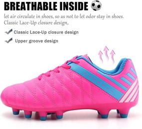 img 3 attached to 👟 Soccer Outdoor Football Girls' Athletic Shoes - Brooman Athletic