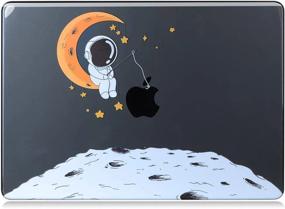 img 2 attached to Совместимый с UESWILL жесткий чехол-чехол для MacBook Pro 16 2021-2022 A2485-M1 Pro/M1 Max и Touch ID + ткань из микрофибры, Astronaut B