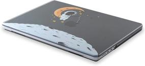 img 1 attached to Совместимый с UESWILL жесткий чехол-чехол для MacBook Pro 16 2021-2022 A2485-M1 Pro/M1 Max и Touch ID + ткань из микрофибры, Astronaut B