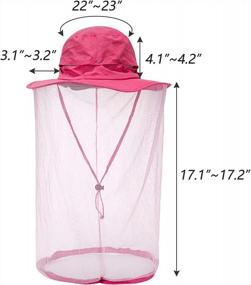 img 2 attached to UPF50+ Outdoor Fishing Hiking Sun Cap Neck Face Flap Protect Hat - Surblue Head Net Hat