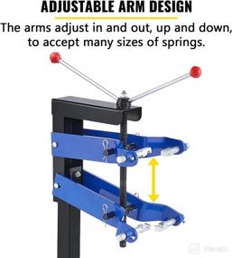 img 1 attached to 🔧 High-Quality VEVOR Strut Compressor – Durable 45# Steel, Universal Fit Heavy Duty Spring Compressor Tool with Stand – Ideal for Car Repairing and Auto Equipment