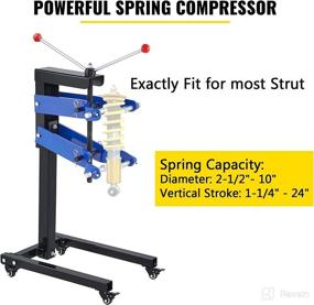 img 3 attached to 🔧 High-Quality VEVOR Strut Compressor – Durable 45# Steel, Universal Fit Heavy Duty Spring Compressor Tool with Stand – Ideal for Car Repairing and Auto Equipment