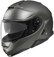 🏍️ shoei neotec ii helmet (medium) (metallic anthracite): enhanced head protection for motorcyclists logo