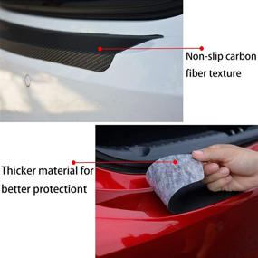 img 1 attached to Protector Leather Anti Collision Anti Scrape Compatible Exterior Accessories : Bumpers & Bumper Accessories