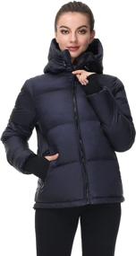 img 4 attached to Royal Matrix Lightweight Quilted Athletic Women's Clothing ~ Coats, Jackets & Vests