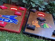 img 1 attached to 2 Set Blinngo Cornhole Lights - Waterproof LED Board Ring Lights, Light Up Your Night Games! review by Kevin Flores