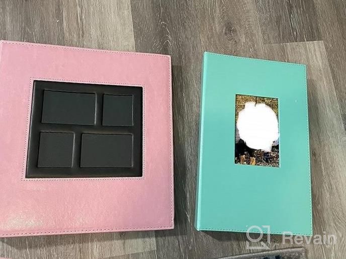 img 1 attached to Preserve Your Memories With Ywlake Photo Album - 600 Pockets For 4X6 Photos In Teal review by Alvis Minchenko