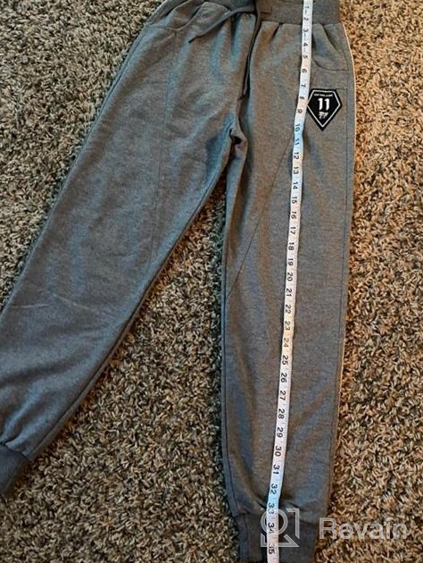 img 1 attached to 👖 TERODACO 2 Pack Active Sweatpants: Premium Athletic Boys' Clothing for Maximum Comfort and Style review by Matthew Oumer