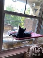 img 1 attached to Give Your Kitty A Comfy Spot With Noyal Cat Resting Seat Perch Window Hammock - Holds Up To 30Lbs! review by Byron Elliott