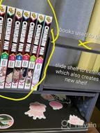 img 1 attached to YGYQZ Small Bookshelf for Desktop Storage: Mini Cute 📚 Office Desk Shelves in White – Versatile Organizers for Women, Kids review by Michael Wehrman