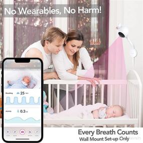img 2 attached to 👶 Enhanced Baby Breathing Monitor with Camera and Audio – Track Baby's Sleep, Breathing, and Movement with iBaby Smart Monitor