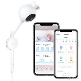 img 4 attached to 👶 Enhanced Baby Breathing Monitor with Camera and Audio – Track Baby's Sleep, Breathing, and Movement with iBaby Smart Monitor