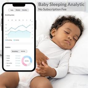 img 1 attached to 👶 Enhanced Baby Breathing Monitor with Camera and Audio – Track Baby's Sleep, Breathing, and Movement with iBaby Smart Monitor