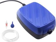 🐠 fyd 3w silent aquarium air pump with 1.8l/min flow rate and accessories for 30 gallon fish tank logo