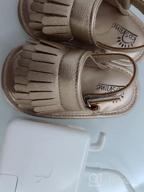 img 1 attached to Adorable Baby Sandals with Tassels: Perfect for Summer, Toddlers 0-18 Months review by Kyle Ahmed