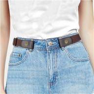 👗 invisible whippy women's accessories: buckle stretch elastic belts logo