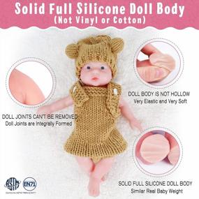 img 2 attached to Реалистичная 16-дюймовая силиконовая кукла Reborn Baby Boy с платиновым силиконом для реалистичного опыта новорожденных от Vollence