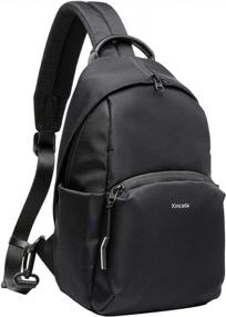 img 4 attached to XINCADA Anti-Theft Sling Backpack Messenger Bag For Men - Ideal Travel Chest Pack