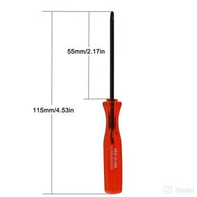 img 3 attached to 🔧 RioRand 5X Triwing Trigram Screw Driver Tool: Compatible with Nintendo Wii, NDS, NDSL, DS Lite, GBA, GameBoy Advance