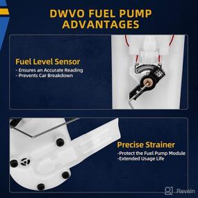 img 1 attached to 🚀 DWVO Fuel Pump for Chevy Impala/Monte Carlo, Buick Century/Regal, Oldsmobile Intrigue, Pontiac Grand Prix 3.1L-3.8L V6 (2000-2005) - Compatible & Reliable!