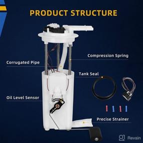 img 3 attached to 🚀 DWVO Fuel Pump for Chevy Impala/Monte Carlo, Buick Century/Regal, Oldsmobile Intrigue, Pontiac Grand Prix 3.1L-3.8L V6 (2000-2005) - Compatible & Reliable!