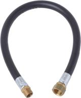 flame king 24 inch thermo plastic hose assembly for lp and natural gas - 3/8 inch id - reliable and durable logo