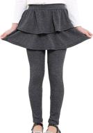 👧 rieket girls' leggings skirt for toddler girls' clothing - via leggings logo