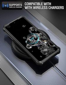 img 3 attached to Максимальная защита: чехол Poetic Guardian Series для Samsung Galaxy S20 Ultra, черный/прозрачный