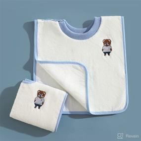 img 4 attached to 👶 Ultimate Toddler Towel Bibs: The Perfect Mess-Fighting Solution!