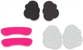 img 3 attached to Women'S Shoe Essentials Set – Heel Guards, Ball Of Foot Cushions, Anti Skid Pads For All Shoes (Self Adhesive Heel Pads + Ultra Thin Padding + Extra Grip Comfortable Inserts).