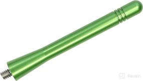 img 2 attached to AntennaMastsRus - Made In USA - 4 Inch Green Aluminum Antenna Is Compatible With Subaru Forester (2009-2015)