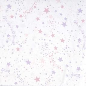 img 3 attached to 🌟 Stardust Skies Pink and Purple Kids Rule - Twin Size 3 Piece Sheet Set with Small Stars