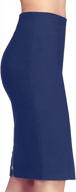 chic navy tobi zipper pencil skirt for women - size 12, expertly crafted to flatter all body types logo