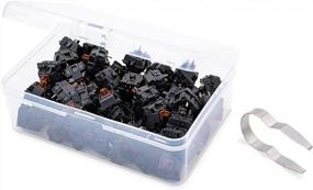 img 1 attached to Granvela Cherry MX Mechanical Keyboard Switches -65 Pieces (Brown)