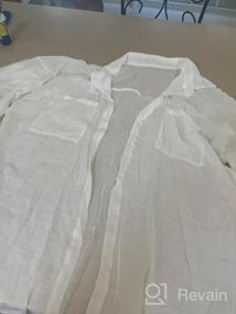 img 5 attached to Женская летняя блузка, накидка: рубашка на пуговицах, купальный костюм, накидка для повседневной пляжной одежды