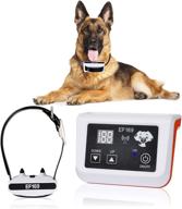 🐶 ip65 waterproof wireless dog fence - adjustable range pet containment system with training collar receiver, harmless for all dogs, in white logo