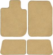 🚗 ggbailey beige custom-fit floor mats for lexus ls 400 1995-2000: driver, passenger & rear логотип