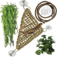 🦎 enhance your reptile enclosure with hamiledyi bearded dragon hammock and climbing toys: ideal decor for lizard habitat, chameleon, hermit crabs, gecko, and snakes logo