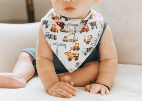 img 3 attached to Bandana Drooling Teething Copper Pearl Feeding best: Bibs & Burp Cloths