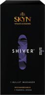 experience thrilling sensations with skyn shiver vibrating massager logo