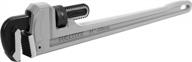 heavy duty 24-inch aluminum straight pipe wrench by duratech: adjustable plumbing tool, drop forged and ggg certified logo