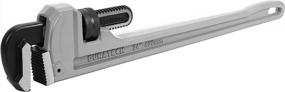 img 4 attached to Heavy Duty 24-Inch Aluminum Straight Pipe Wrench By DURATECH: Adjustable Plumbing Tool, Drop Forged And GGG Certified