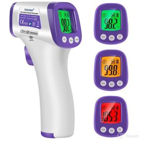 img 4 attached to 🌡️ Infrared Forehead Thermometer - Non-Contact for Adults, Kids, Baby - Accurate Instant Readings - No Touch Infrared Thermometer with 3-in-1 Digital LCD Display for Face, Ear, Body
