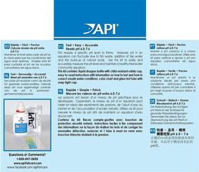 img 3 attached to Accurate API pH Test Kit: 250-Tests for Freshwater Aquarium Water - 4 Piece Set