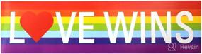 img 2 attached to Love Wins Rainbow Bumper Sticker