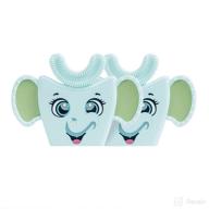 🐘 autobrush ellie the elephant baby teether (2 pack) - soothe and teethe with style! logo
