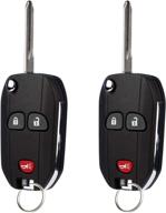 flip key fob fits 2007-2016 buick cadillac gmc chevy saturn keyless entry remote (15913420) логотип