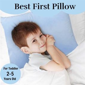 img 3 attached to Toddler Pillowcase Hypoallergenic Sleeping Toddlers Nursery