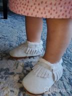 img 1 attached to HONGTEYA Fleece Leather Toddler Boys' Moccasin Shoes review by Michael Mendoza