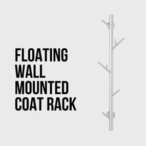 img 3 attached to Wall Mounted Coat Rack By Torre & Tagus - Floating Design